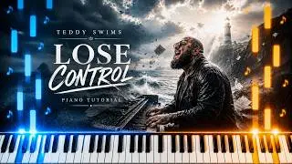 Learn To Play Lose Control Teddy Swims on Piano! (Medium)