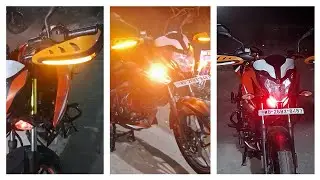 NS 125# HANDLE GIRD AND LIGHT SETING #viral #viral (AKASH ACCESSORIES)