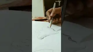 Scary Ghost Pencil Sketch | Horror Pencil Drawing Art #ytshorts #trending