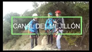 Rápeles en la CANAL DEL MEJILLÓN en MONTSERRAT