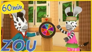 ZOU 1H em Português 🦓 Zou e a Roda das Perguntas ❓ Nova compilação | Desenhos animados