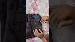 Peter England Men's Slim Fit Cotton Trouser #shorts #viralvideo #unboxing #review
