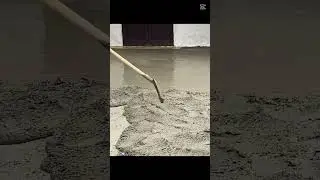 process of making smooth cement mortar yard | Building a Classic House,  #construction #build.