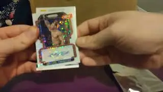 panini UFC 2022 prizm white sparkle booster pack opening 1 of 1 AUTO HIT!