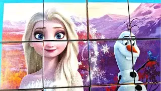 Disney FROZEN 🎲 Puzzle W&uuml;rfel f&uuml;r Kinder ab 3 Jahren
