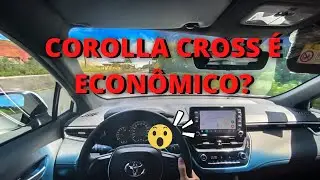 Consumo real Corolla Cross xre 2.0 flex teste na pratica. Ap&oacute;s 60km rodados.