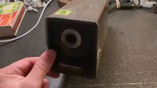 Banged Up Panasonic Auto-Stop Pencil Sharpener