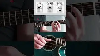 Beautiful Guitar Chords (E - Asus2 - Bsus4)