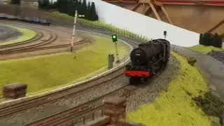 The Model Railway at Carlisle - The LMS Royal Scot Class 7P No.6126 'Royal Army Service Corps'.