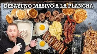 Desayuno completo en el asador Blackstone: ¡Todo lo que necesitas para empezar bien el día!