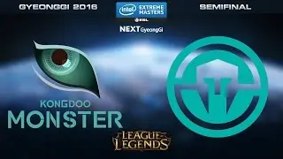 LoL - Kongdoo Monster vs. Immortals [Game 2] - Semifinal - IEM Gyeonggi 2016