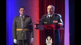 General-potpukovnik Milosav Simović // Svečana akademija povodom Dana Kopnene vojske i Dana pešadije