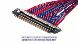 micro coaxial cable b2b supplier uti aerospace 4-channel micro coaxial cable harness Advanced Harnes