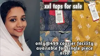 amazing branded tops@499||xxl size kurthis||awesomethoughts