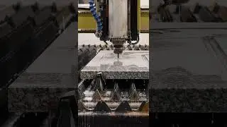 cnc granite cutting machine #carving #cnc