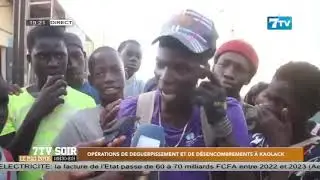 Opérations de déguerpissement et de désencombrements à Kaolack