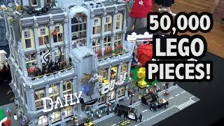 Huge LEGO Spider-Man Daily Bugle Battle with Interior and Lights!