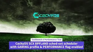 Perf Test of CachyOS SCX BPFLAND sched-ext scheduler w/ GAMING profile & PERFORMANCE flag enabled