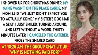 I Showed Up For Christmas Dinner. My Name Wasn’t On The Place Cards. My Mom Said, “We Just Didn’t...
