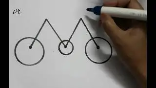 How to Draw Bicycle Easy @VRS21
