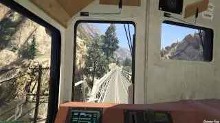 GTA 5 Driving the Freight Train - Daily Ride [HD]