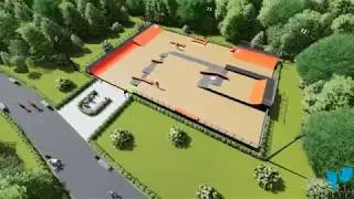 ПРОЕКТ СКЕЙТ ПАРКА SKL 32-22|ПРОЕКТИРОВАНИЕ СКЕЙТ ПАРКОВ | SKATEPARK PROJECT | SKATEPLAZA