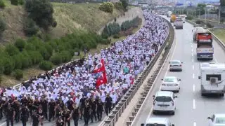 Turkey 'justice march' continues into 21st day