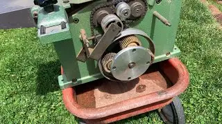 Inca jointer planer, greasing of the gear system.