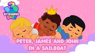 Peter, James and John In a Sailboat (Pink Noise) - 3 Little Words Baby | Soft Womb Sounds for Babies