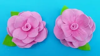 DIY Hermosas Rosas con Foamy fáciles de hacer