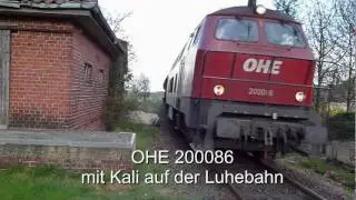OHE 200086 mit Kali auf der Luhebahn