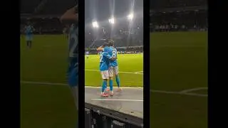 NAPOLI INTER 1-0: esultanza di MCTOMINAYY #napoliinter #napoliinterlive #napoli