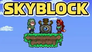 🔴LIVE Playing Terraria SKYBLOCK (1.4.5 UPDATE!)