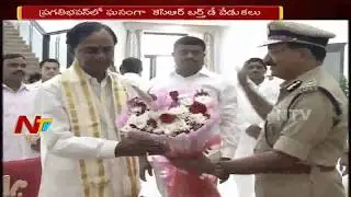 CM KCR Offers Special Pooja In Maisamma Temple || Birthday Celebrations In Pragati Bhavan || NTV