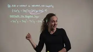 Adding & Subtracting Polynomials (Example 1)