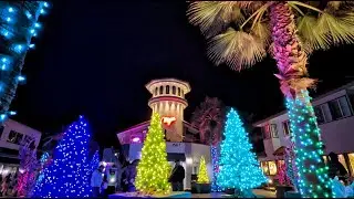 Parade of Lights, Ventura Harbor Village, California.