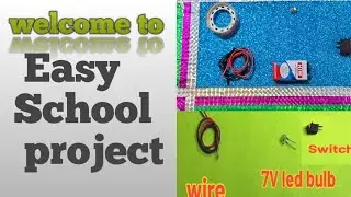 Creating a Simple Electric Circuit with a Battery| simple electric School project #project #school