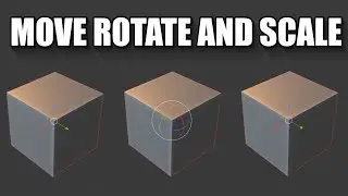 Blender 2.8 How to move rotate and scale with shortcuts