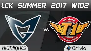 SSG vs SKT Highlights Game 1 LCK SUMMER 2017 Samsung vs SK Telecom By Onivia