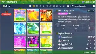 Pok&eacute;mon Scarlet and Violet - How to Craft TM 139 (Misty Terrain) using TM Machine