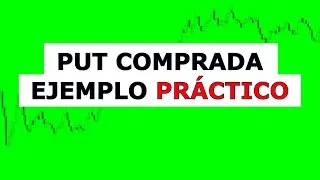 EJERCICIO RESUELTO de OPCIÓN PUT COMPRADA [❓LA MEJOR MANERA DE APROVECHAR CAÍDAS❓]