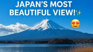 Lake Kawaguchiko | The Best Mount Fuji Viewpoint in Japan! 🇯🇵🗻✨#shorts #tokyo #japantravel 