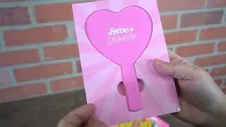 Colourpop x Barbie Hand Mirror - Full Size Hand Mirror Pink Heart New in Box