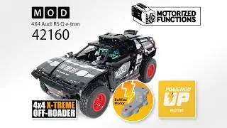 42160 Audi RS Q e-tron RC MOD for Powered Up & BuWizz Mortors