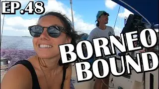 BORNEO: The bustling hub of KUMAI RIVER (Sailing Blue Moon) Ep.48