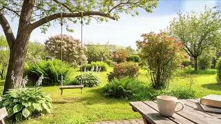 Relaxing Lofi Vibes | Coffee and Books in the Garden
