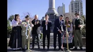 Reinauguración de Plaza Italia en La Plata