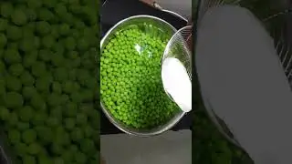 Easy way to store Green peas for one year, kitchen Hak, homemade frozen peas #shorts#