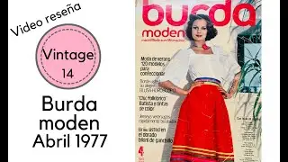 Revista Burda abril 1977