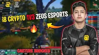 i8 CRYPTO 👑 1V3 ZEUS ESPORTS 🔥 | @crypto5775 1V3 CLUTCH ZEUS ESPORTS PMPL SOUTH ASIA SEASON 4